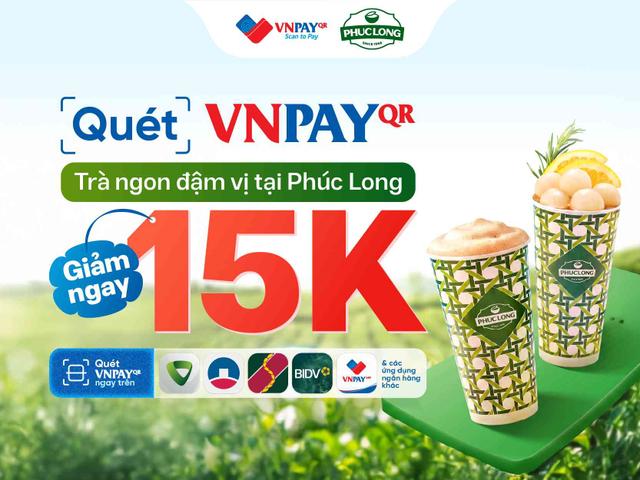Ghé Phúc Long, nhận ưu đãi 15.000 đồng khi thanh toán bằng VNPAY-QR