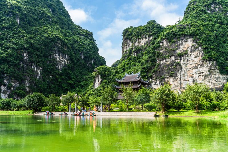 chèo thuyền kayak Tràng An