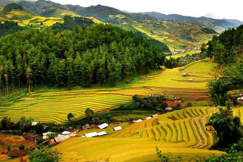 địa điểm ngắm ruộng bậc thang 