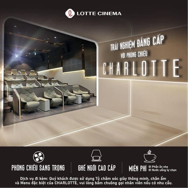 phòng chiếu Charlotte