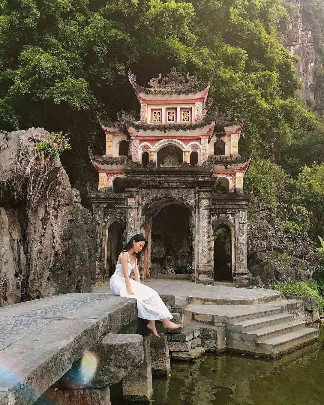 Chụp ảnh ở Tam Cốc