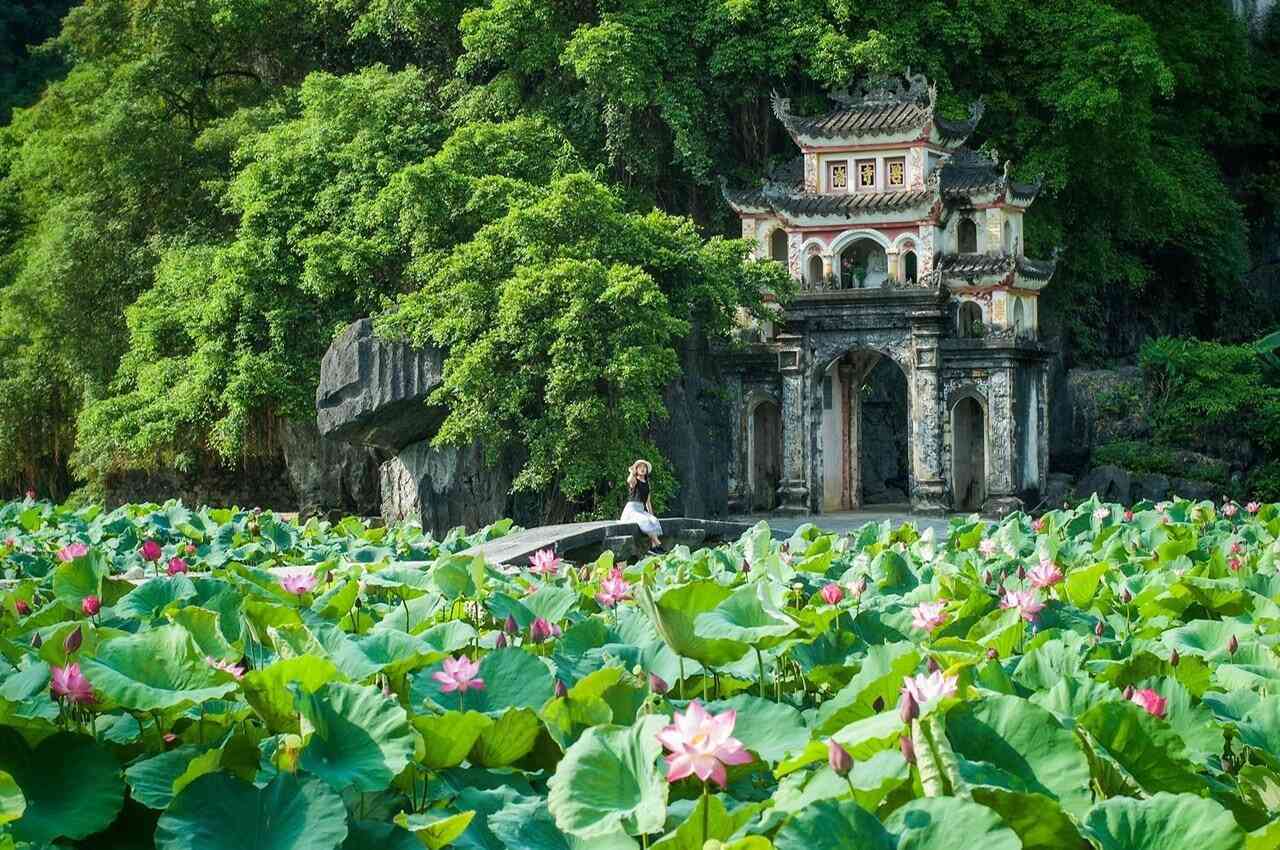 Chụp ảnh ở Tam Cốc