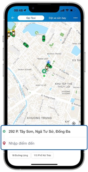 đặt taxi 7 chỗ