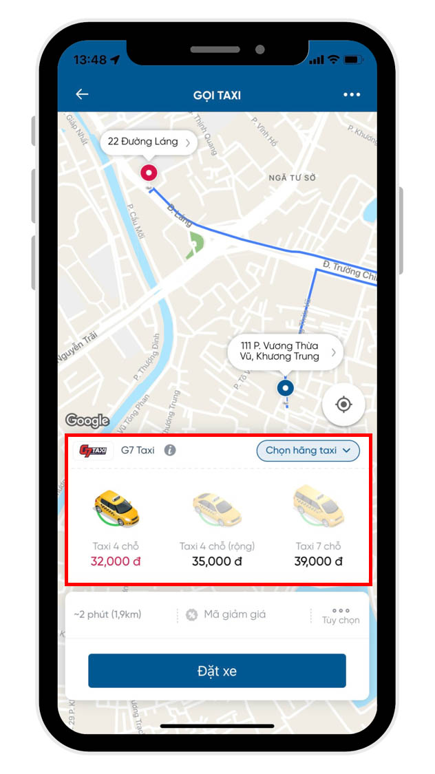 taxi h&agrave; nội hải ph&ograve;ng