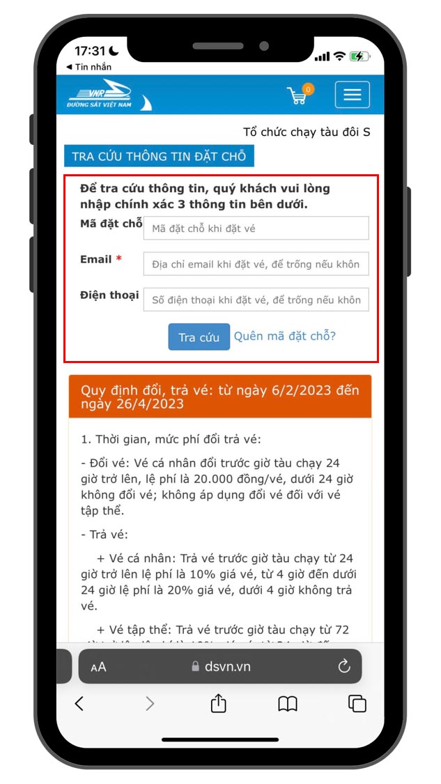 Mua vé tàu online có cần in vé không