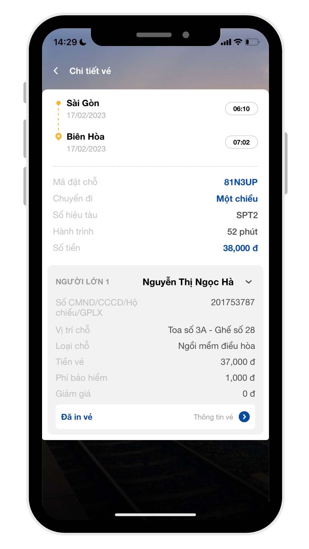 du lịch Bi&ecirc;n H&ograve;a bằng t&agrave;u hỏa