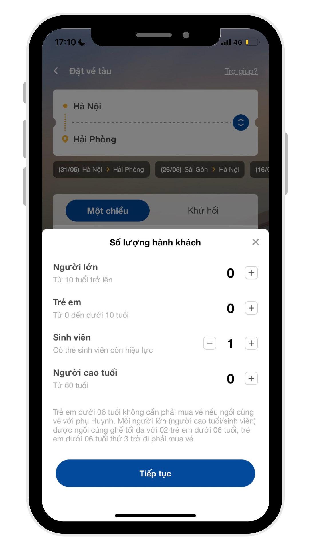 giảm gi&aacute; v&eacute; t&agrave;u