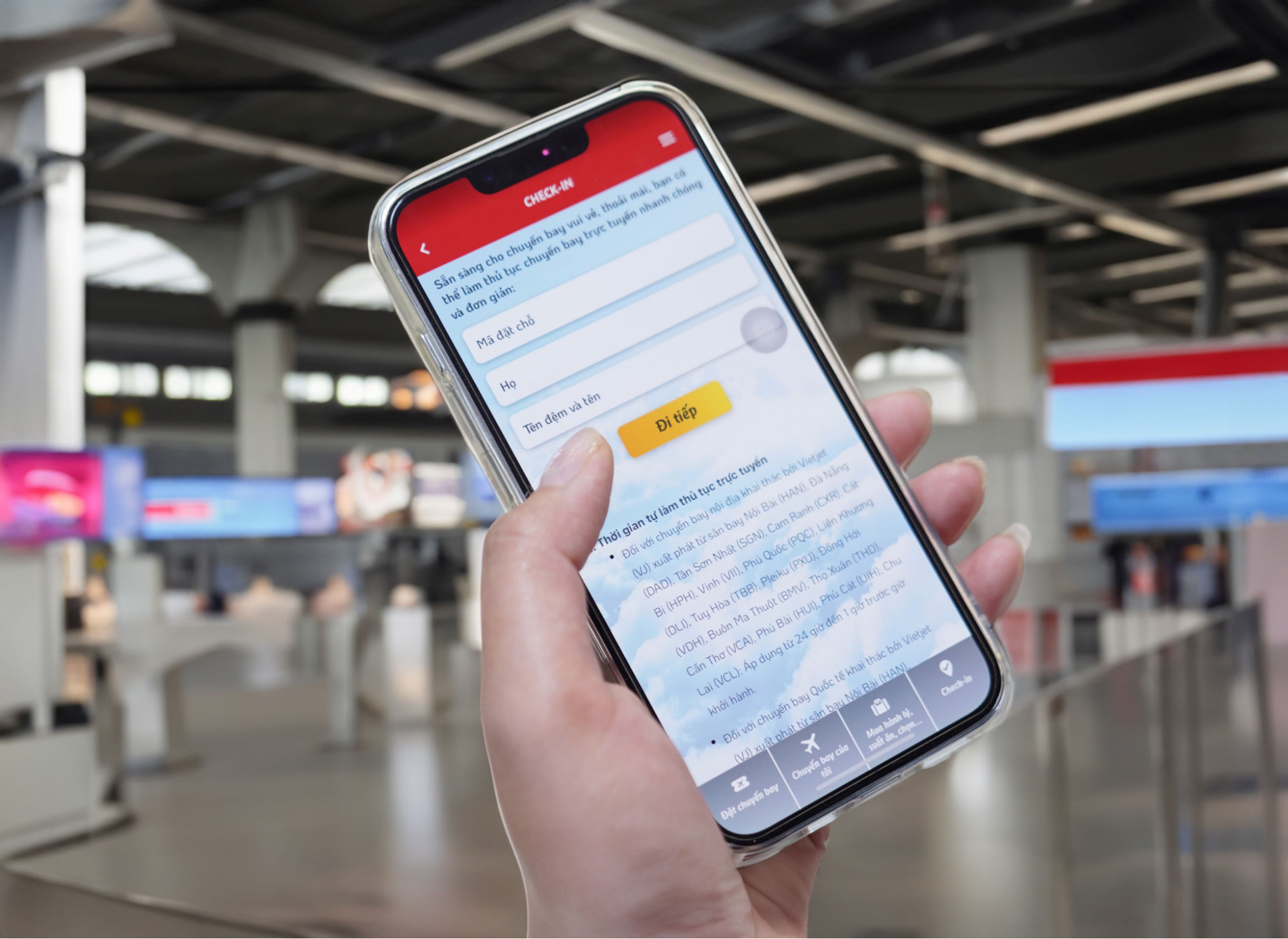 bay quốc tế c&oacute; check-in online được kh&ocirc;ng