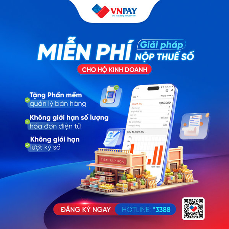VNPAY đang c&oacute; chương tr&igrave;nh ưu đ&atilde;i hấp dẫn, đồng h&agrave;nh c&ugrave;ng hộ kinh doanh trong quản l&yacute; b&aacute;n h&agrave;ng v&agrave; k&ecirc; khai thuế điện tử chuẩn quy định&nbsp;&nbsp;