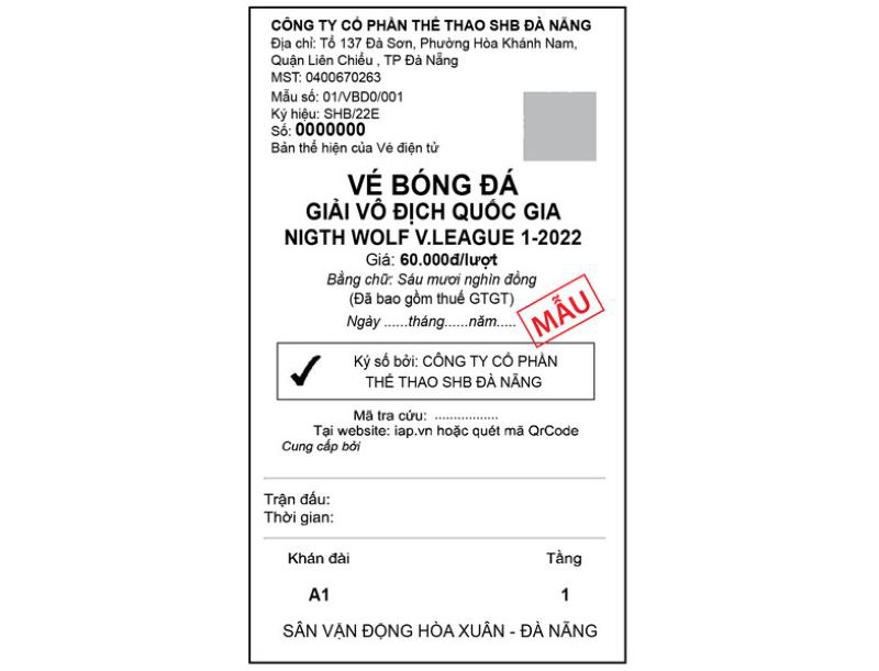 Các hóa đơn đặc thù như tem, vé, thẻ điện tử được thiết kế linh hoạt theo đặc điểm từng lĩnh vực