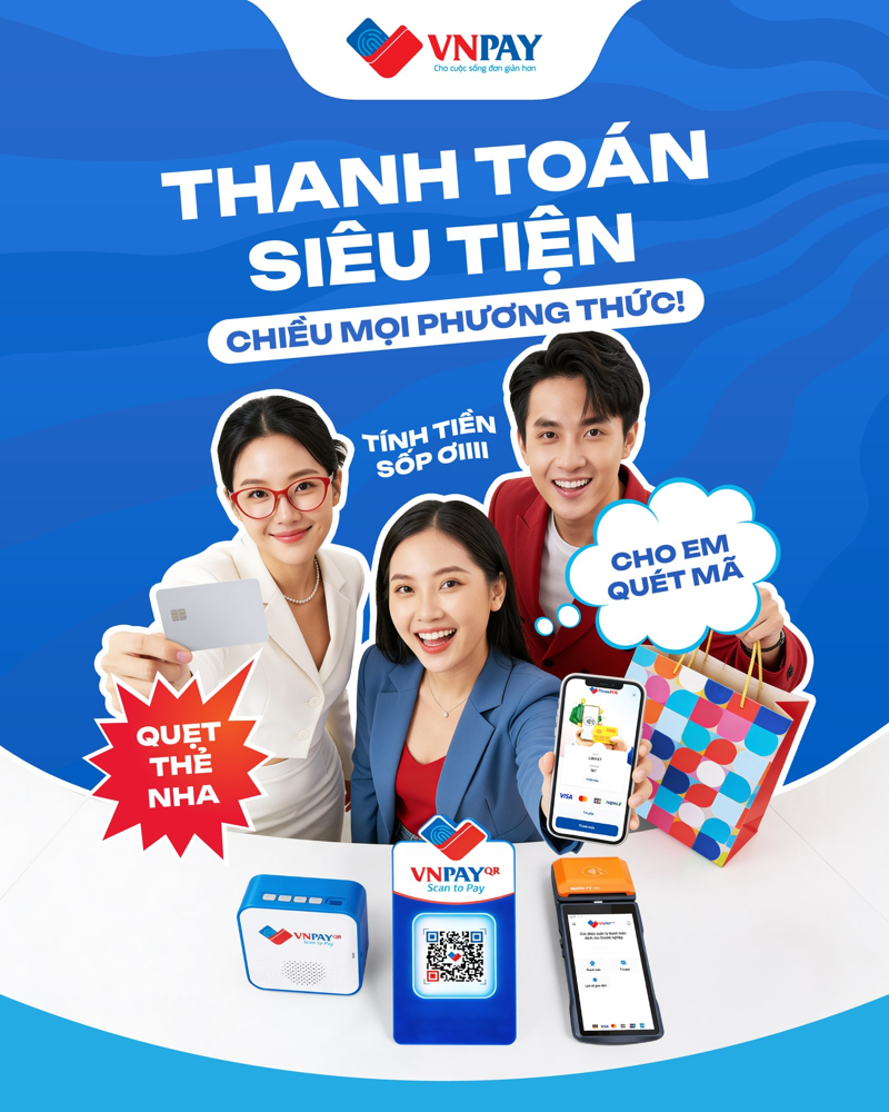 Ví điện tử cho phép hộ kinh doanh chấp nhận đa dạng nguồn tiền từ khách hàng