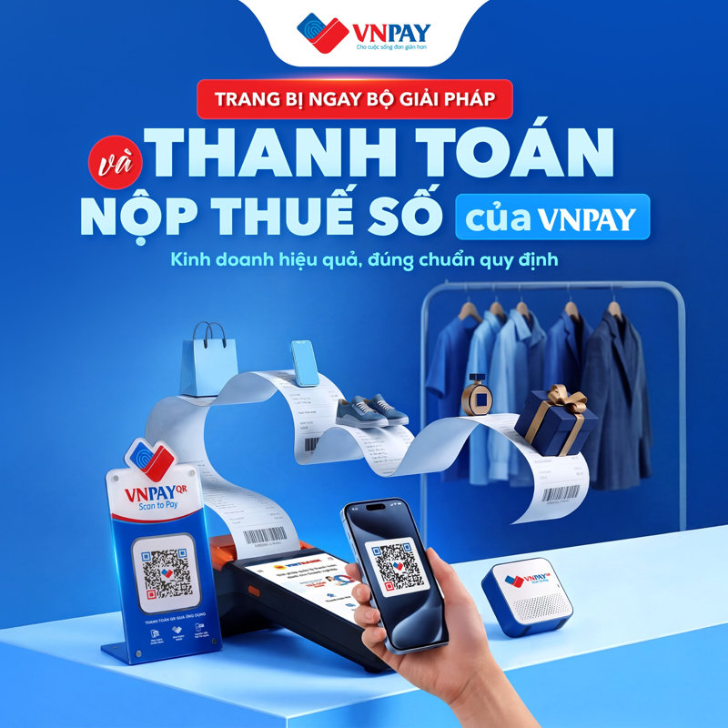 VNPAY cung cấp trọn bộ giải ph&aacute;p về thanh to&aacute;n số v&agrave; Nộp Thuế số, đ&aacute;p ứng chuẩn quy định của Nh&agrave; nước
