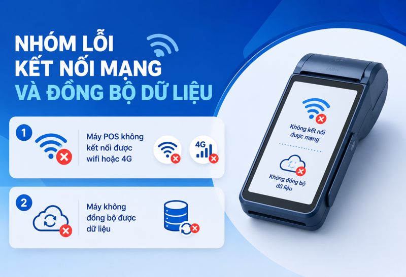 Kết nối Internet ổn định l&agrave; yếu tố quan trọng gi&uacute;p m&aacute;y POS xử l&yacute; giao dịch v&agrave; đồng bộ dữ liệu ch&iacute;nh x&aacute;c