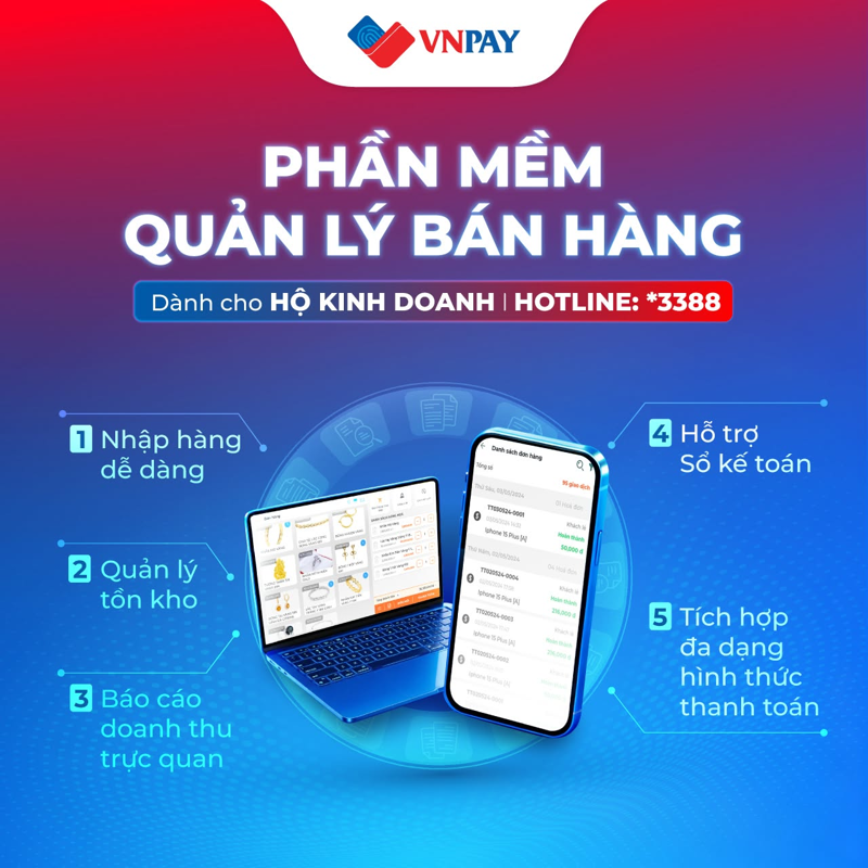 Phần mềm trong hệ thống máy POS là trung tâm xử lý các nghiệp vụ như quản lý bán hàng, giao dịch, tồn kho và đối soát dữ liệu doanh thu